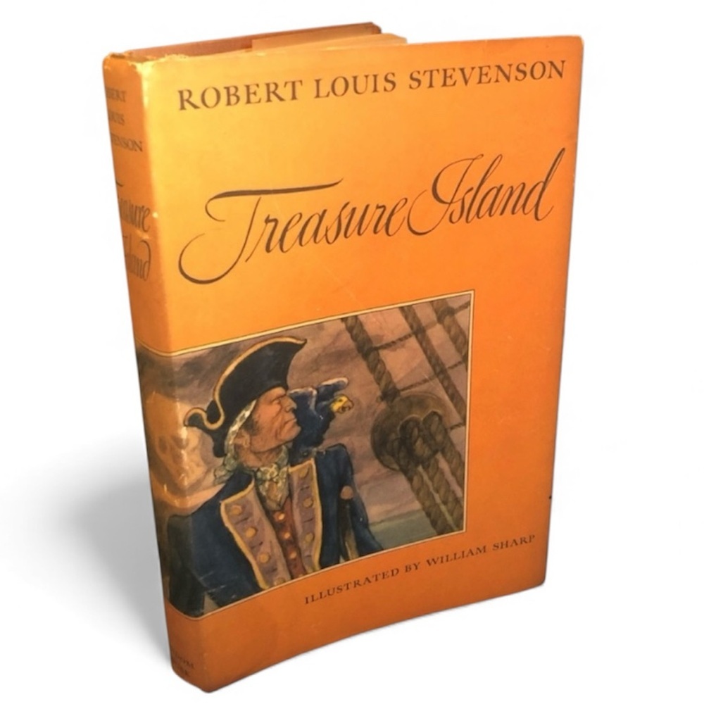 Vintage Treasure Island Hardcover by Robert Louis Stevenson 1949 - USA